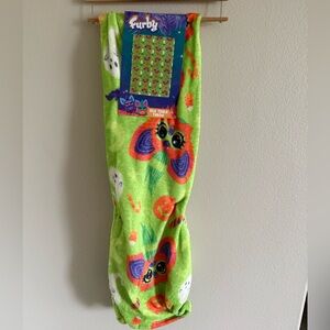 Furby NWT Silk Touch Throw Blanket Measures 50x70